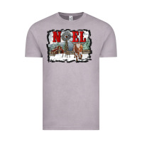 Vintage Zinc noel with windmill and farm Vintage Tee - RanaPortraitStore