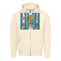 Shalom With Star Of David Zipper Hoodie | Teevron