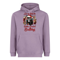 Lavender christmas life is better with a french bulldog Heavyweight Hoodie - JahusDesignShop