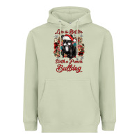 Matcha christmas life is better with a french bulldog Heavyweight Hoodie - JahusDesignShop