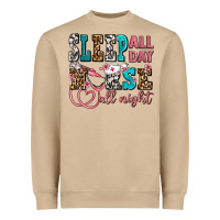 Mushroom sleep all day nurse all night Heavyweight Sweatshirt - AdoDesignShop