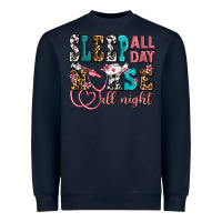 Navy sleep all day nurse all night Heavyweight Sweatshirt - AdoDesignShop