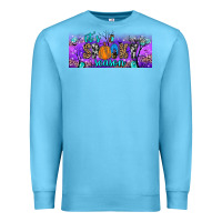 Ocean Blue it s spooky season Premium Sweatshirt - JahusDesignShop