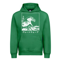 Emerald the great wave off kanagawa Urban Hoodie - artisFamous