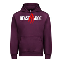 Mauve Wine beast mode Urban Hoodie - artisFamous
