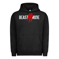 Pigment Black beast mode Urban Hoodie - artisFamous