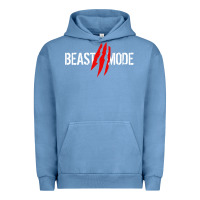 Pigment Pebble Blue beast mode Urban Hoodie - artisFamous