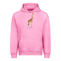 Fuchsia Pink Giraffe Urban Hoodie - artisFamous