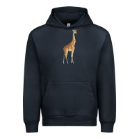 Navy Giraffe Urban Hoodie - artisFamous