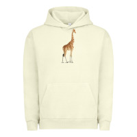 Pigment Pistachio Giraffe Urban Hoodie - artisFamous