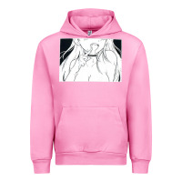 Fuchsia Pink anime eyes Urban Hoodie - artisFamous