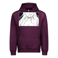 Mauve Wine anime eyes Urban Hoodie - artisFamous