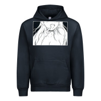 Navy anime eyes Urban Hoodie - artisFamous