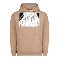 Pigment Burro anime eyes Urban Hoodie - artisFamous