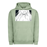 Pigment Oil Green anime eyes Urban Hoodie - artisFamous