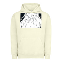 Pigment Pistachio anime eyes Urban Hoodie - artisFamous