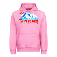 Fuchsia Pink visit twin peaks Urban Hoodie - artisFamous
