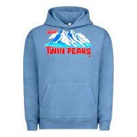 Pigment Pebble Blue visit twin peaks Urban Hoodie - artisFamous