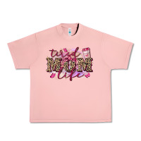 Salmon Tired mom life Urban Heavy Tee - FaDigitalArtStudio