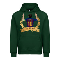 Forest Green Messi The Legend Urban Hoodie - artisFamous