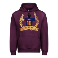 Mauve Wine Messi The Legend Urban Hoodie - artisFamous