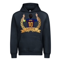 Navy Messi The Legend Urban Hoodie - artisFamous