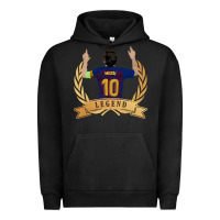 Pigment Black Messi The Legend Urban Hoodie - artisFamous