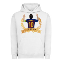 Pigment Lunar Rock Messi The Legend Urban Hoodie - artisFamous