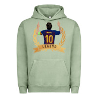 Pigment Oil Green Messi The Legend Urban Hoodie - artisFamous