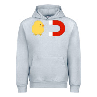 Heather Grey chick magnet Urban Hoodie - artisFamous