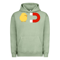 Pigment Oil Green chick magnet Urban Hoodie - artisFamous