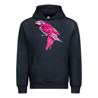 Navy pink parrot T-shirts Urban Hoodie - artisFamous