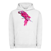Pigment Lunar Rock pink parrot T-shirts Urban Hoodie - artisFamous