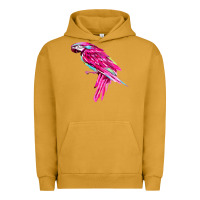 Pigment Peanut Butter pink parrot T-shirts Urban Hoodie - artisFamous