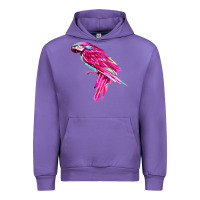 Tulip pink parrot T-shirts Urban Hoodie - artisFamous