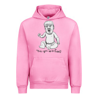 Fuchsia Pink baby trump Urban Hoodie - artisFamous