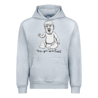 Heather Grey baby trump Urban Hoodie - artisFamous