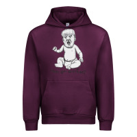Mauve Wine baby trump Urban Hoodie - artisFamous