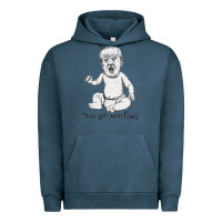 Pigment Midnight Navy baby trump Urban Hoodie - artisFamous