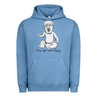 Pigment Pebble Blue baby trump Urban Hoodie - artisFamous