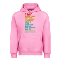 Fuchsia Pink vintage, retro science is real, black lives matter Urban Hoodie - artisFamous