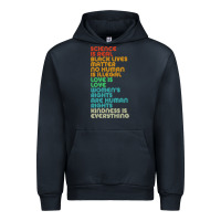 Navy vintage, retro science is real, black lives matter Urban Hoodie - artisFamous