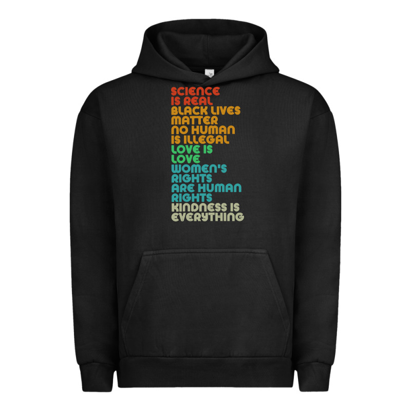 Vintage, Retro Science Is Real, Black Lives Matter Urban Hoodie by artisFamous | Teevron