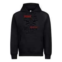 Black tabletop rpg d20 orc massage critical failure Urban Hoodie - artisFamous