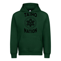 Forest Green white taino nation coqui sun boricua taino Urban Hoodie - artisFamous