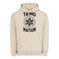 Pigment French Oak white taino nation coqui sun boricua taino Urban Hoodie - artisFamous