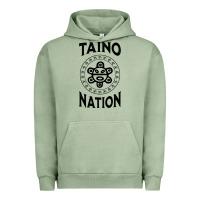 Pigment Oil Green white taino nation coqui sun boricua taino Urban Hoodie - artisFamous