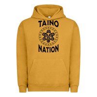 Pigment Peanut Butter white taino nation coqui sun boricua taino Urban Hoodie - artisFamous