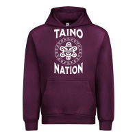 Mauve Wine white taino nation coqui sun boricua taino Urban Hoodie - artisFamous