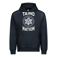 Navy white taino nation coqui sun boricua taino Urban Hoodie - artisFamous